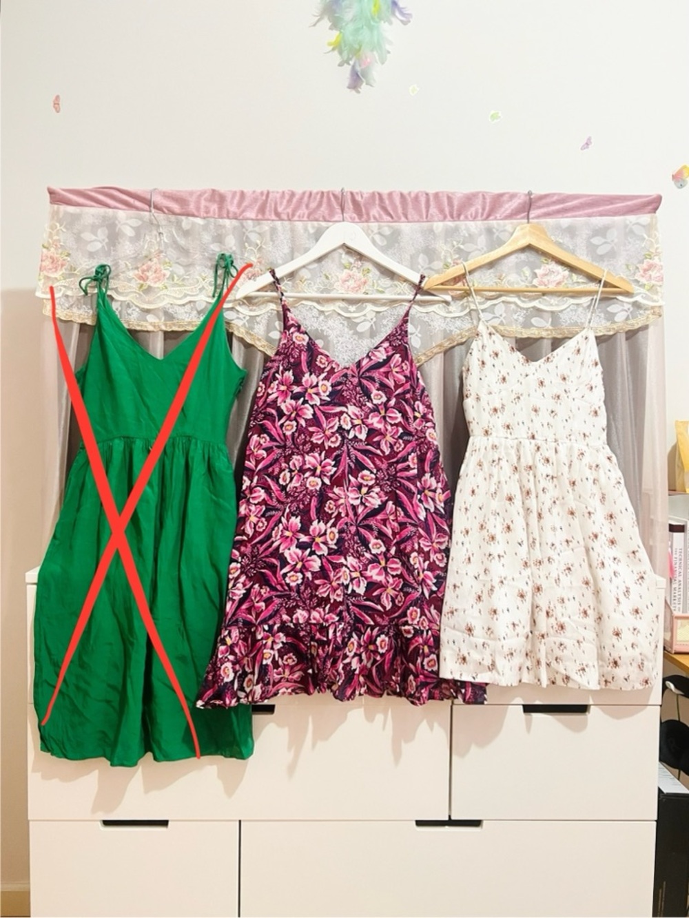 US Size XS(0-2): Bundle of 2 Summer Spaghetti Strap Dresses